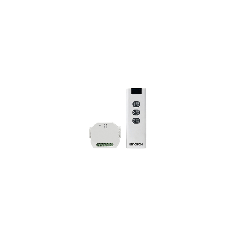 Kit iluminare smart Wi‑Fi + RF Isnatch, modul 10A cu telecomandă