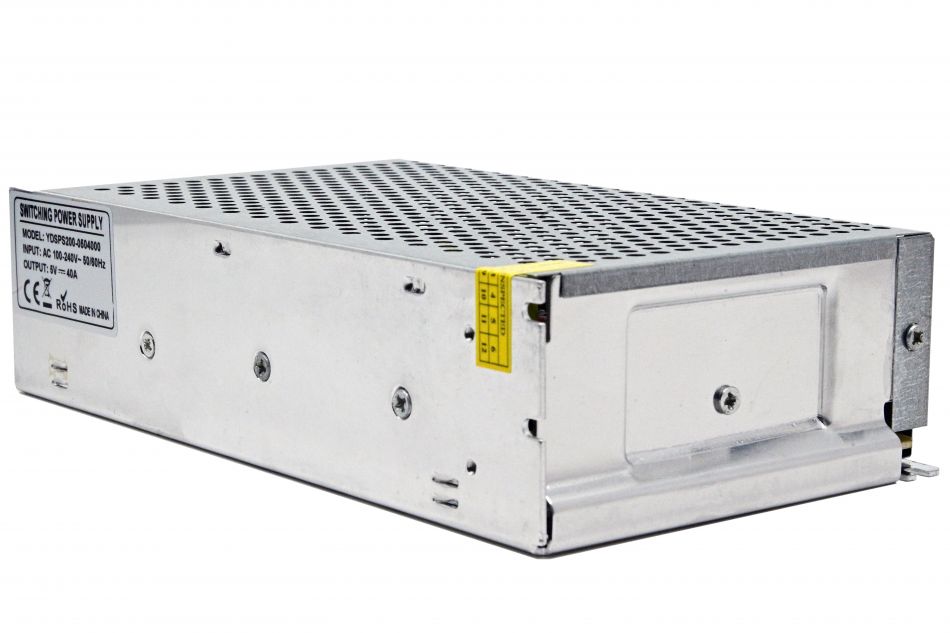 Sursa alimentare YDS 5V 40A comutatie carcasa metalica SafetyGuard Surveillance