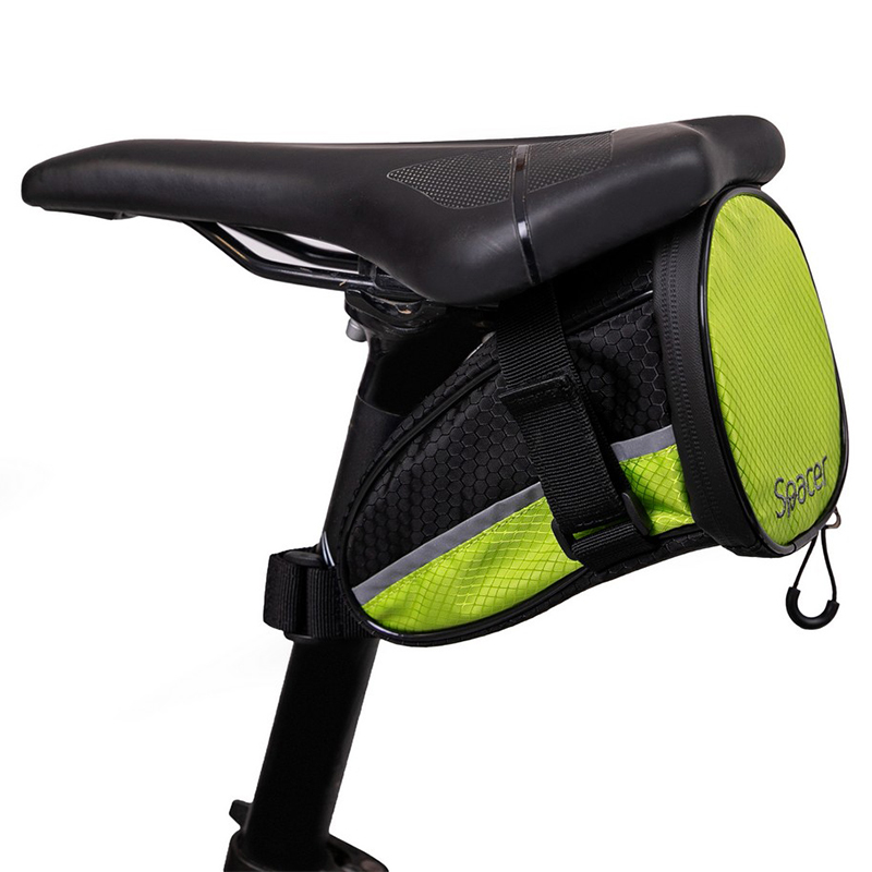 Geantă de șa pentru bicicletă Spacer cu semnalizare LED și telecomandă
