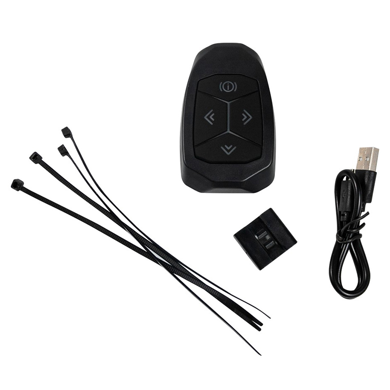 Geantă de șa pentru bicicletă Spacer cu semnalizare LED și telecomandă