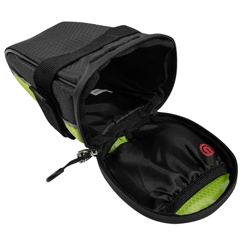 Geantă de șa pentru bicicletă Spacer cu semnalizare LED și telecomandă