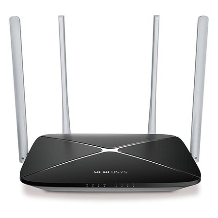 Router Wi‑Fi Mercusys AC1200 Dual Band, 4 antene 5 dBi, control parental