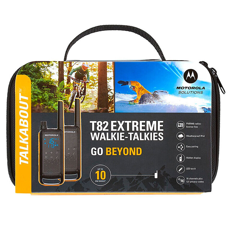 Set 2 statii radio PMR Motorola Talkabout T82 Extreme, IPx4, USB