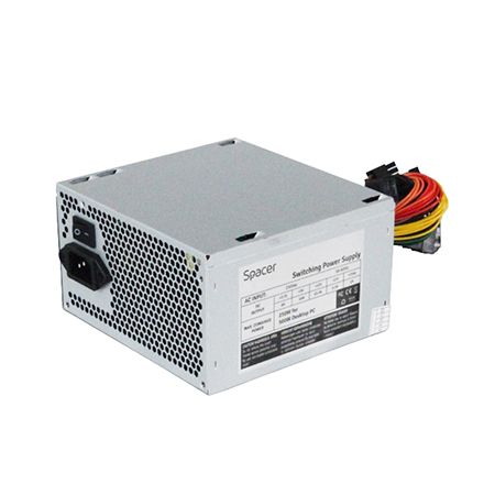Sursă PC Spacer 500V, 250W, ventilator 120 mm, conectori SATA