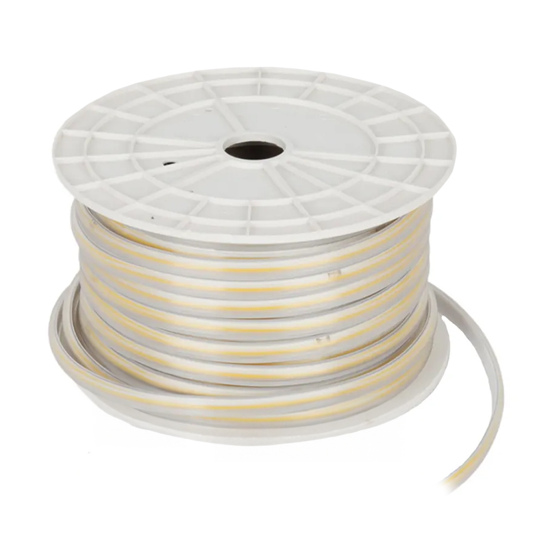 Bandă LED COB flexibilă 10 mm, 6000K alb rece, IP65, rolă 100 m
