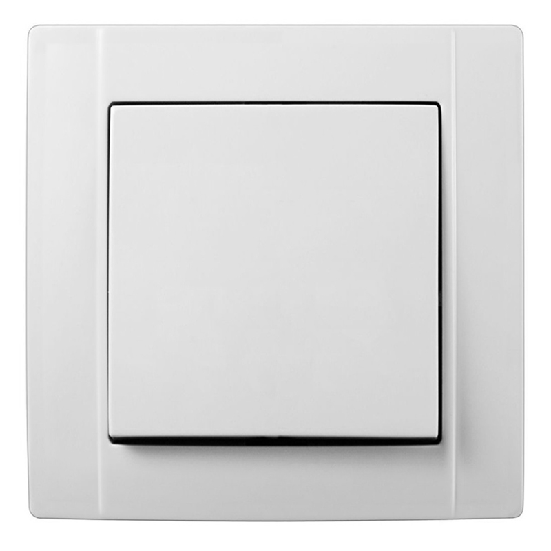 Întrerupător simplu ST 10A/250V, montaj sub tencuială, alb