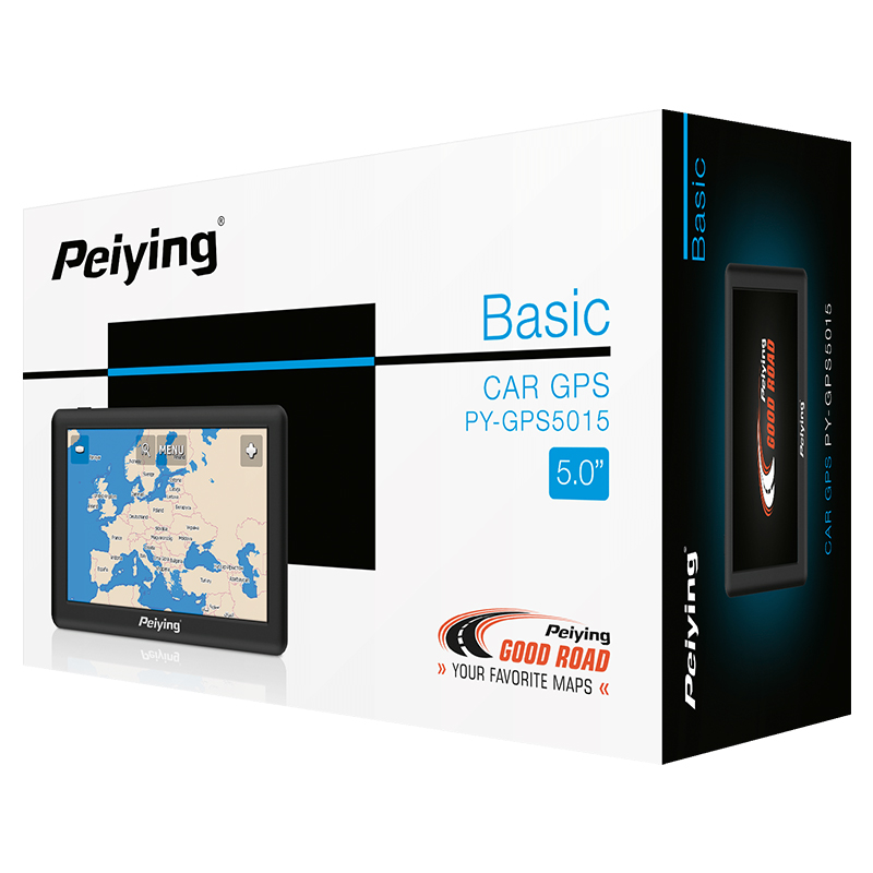 Sistem navigatie GPS auto Peiying cu ecran 5 inch touchscreen si memorie 8GB