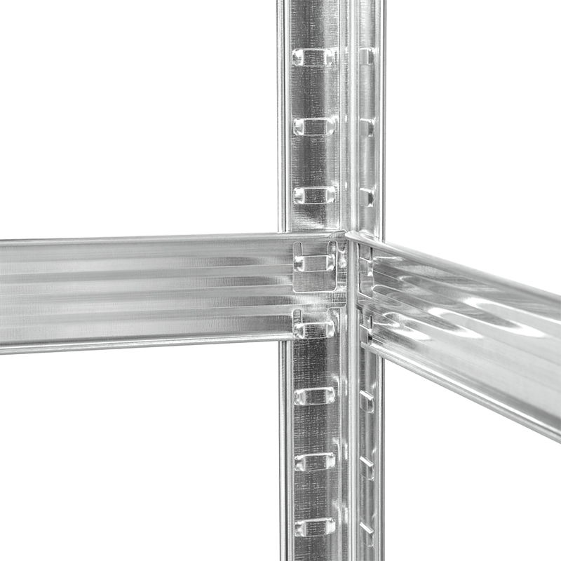 Raft metalic Rebel cu 5 polite MDF, 205x120x45 cm, sarcina 750 kg