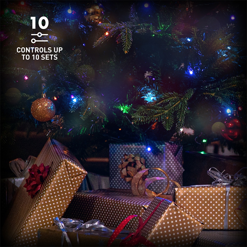 Șir luminos festiv SMART WiFi Retlux 9,5 m, 96 LED multicolor, IP44