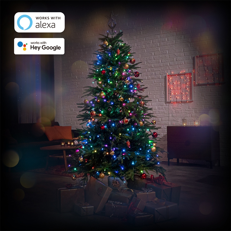 Șir luminos festiv SMART WiFi Retlux 9,5 m, 96 LED multicolor, IP44