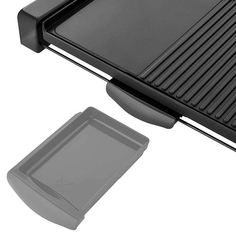 Grătar electric Sencor 2300W, suprafață mare 47x31 cm, antiaderent