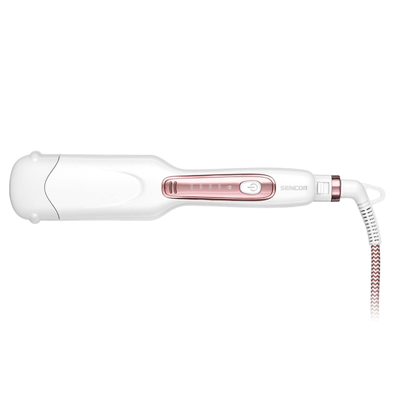 Placă de păr Sencor cu 3 plăci interschimbabile, titan, 140–200°C