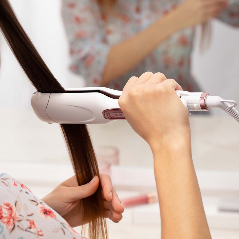 Placă de păr Sencor cu 3 plăci interschimbabile, titan, 140–200°C