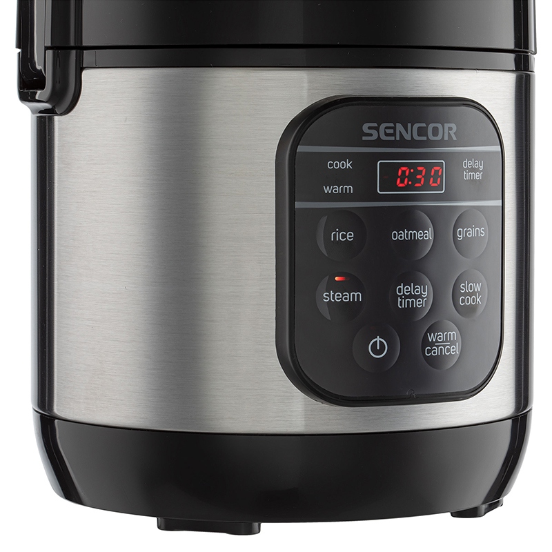 Aparat multifuncțional pentru gătit orez Sencor 350 W, 0,6 L, 5 programe