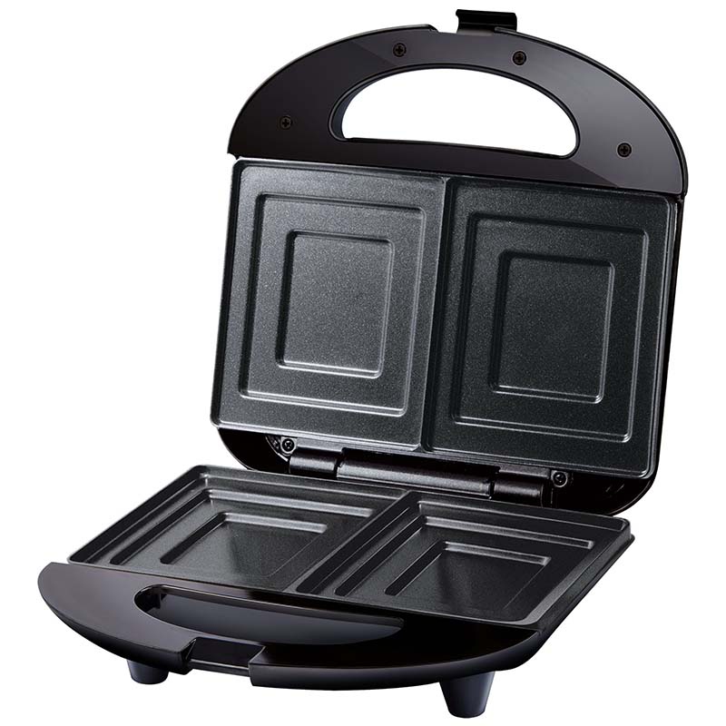 Sandwich maker Sencor 700W roșu, plăci antiaderente, 2 sandwich-uri