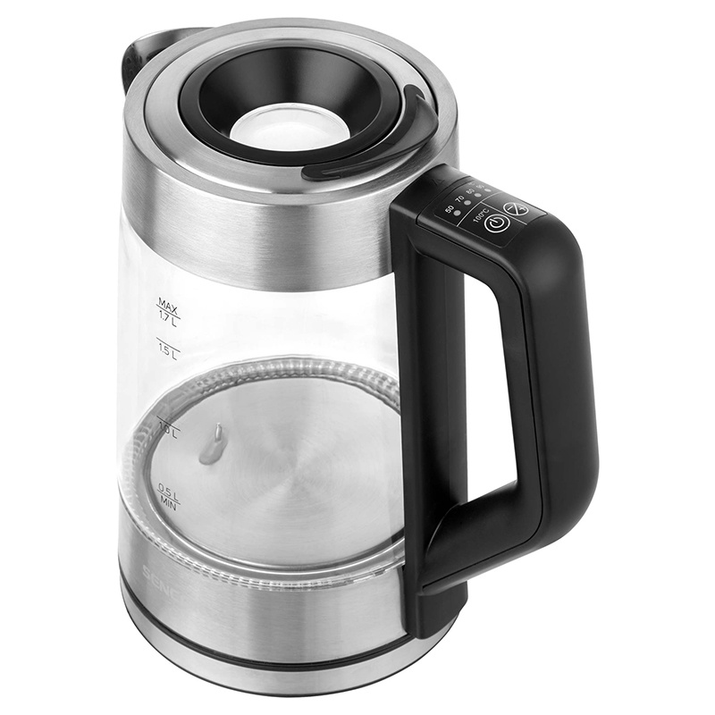 Fierbător electric din sticlă Sencor 1.7L, 2200W, temperatură reglabilă