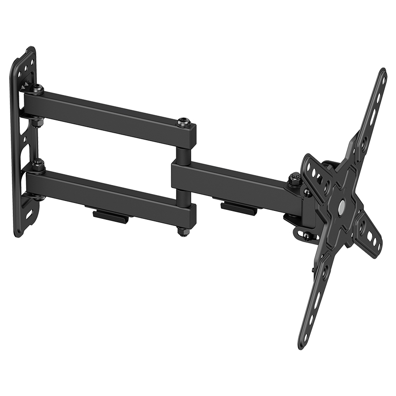 Suport TV de perete mobil Cabletech, 13–43 inch, VESA 200x200, gestionare cabluri