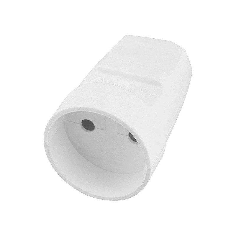 Cuplă electrică fără împământare 16A/250V, pentru cablu de alimentare