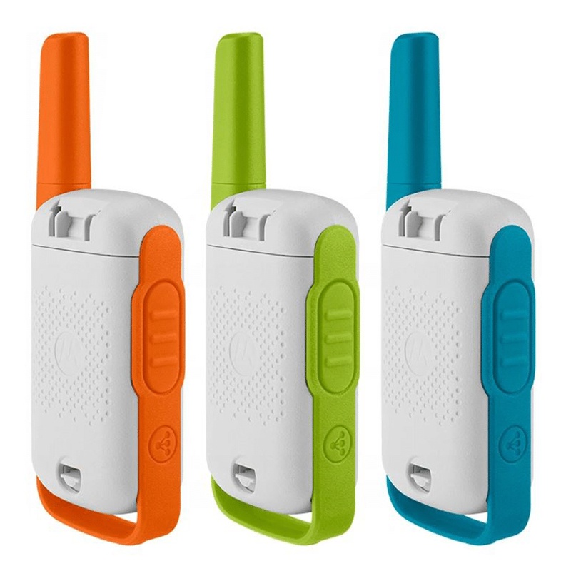 Set 3 stații radio PMR Motorola Talkabout T42, 16 canale, rază 4 km