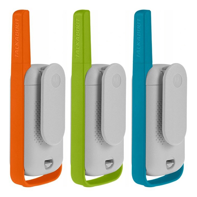 Set 3 stații radio PMR Motorola Talkabout T42, 16 canale, rază 4 km