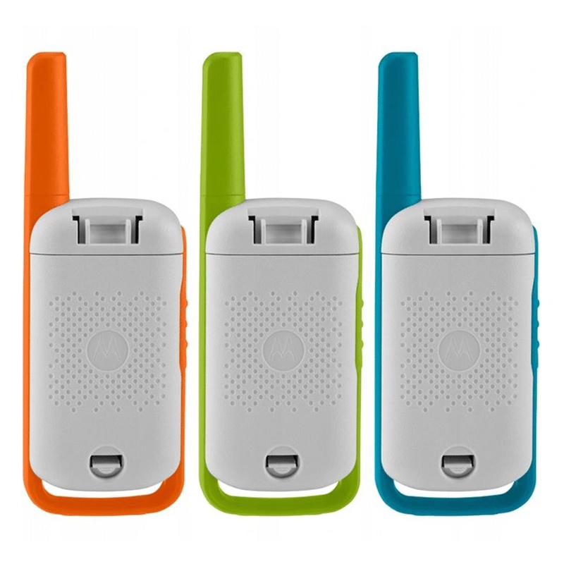 Set 3 stații radio PMR Motorola Talkabout T42, 16 canale, rază 4 km