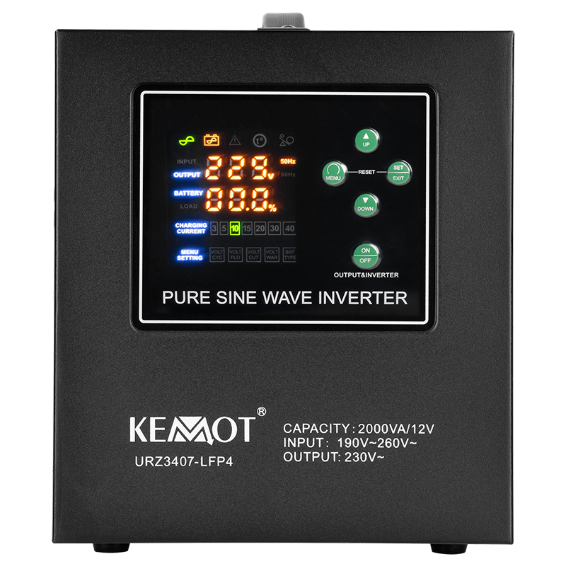 UPS pentru centrală termică Kemot 2000VA/1200W, sinus pur, 12V