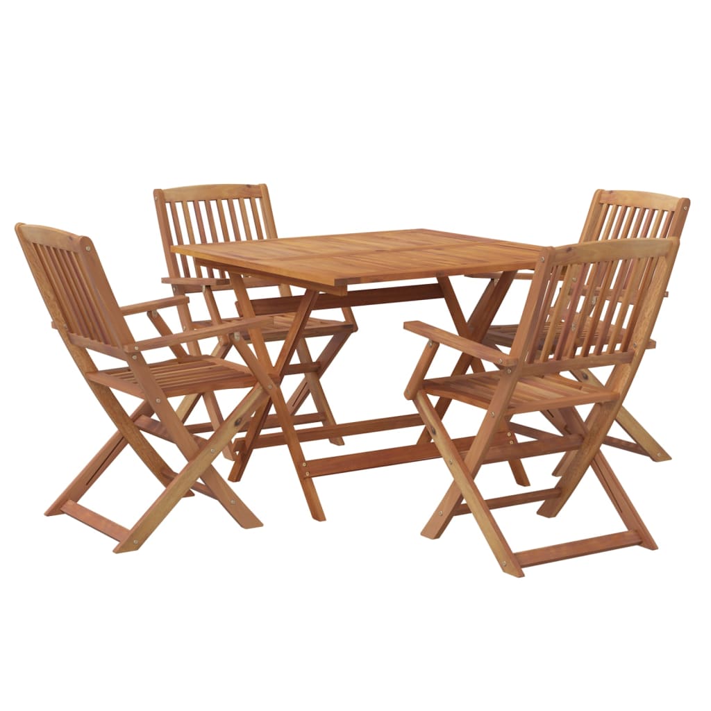 Set mobilier de grădină, 5 piese, lemn masiv de acacia GartenMobel Dekor