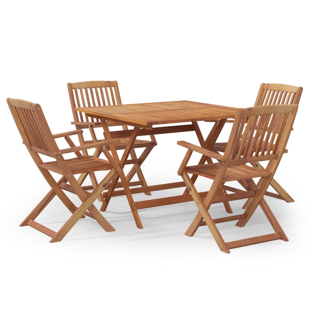 Set mobilier de grădină, 5 piese, lemn masiv de acacia GartenMobel Dekor