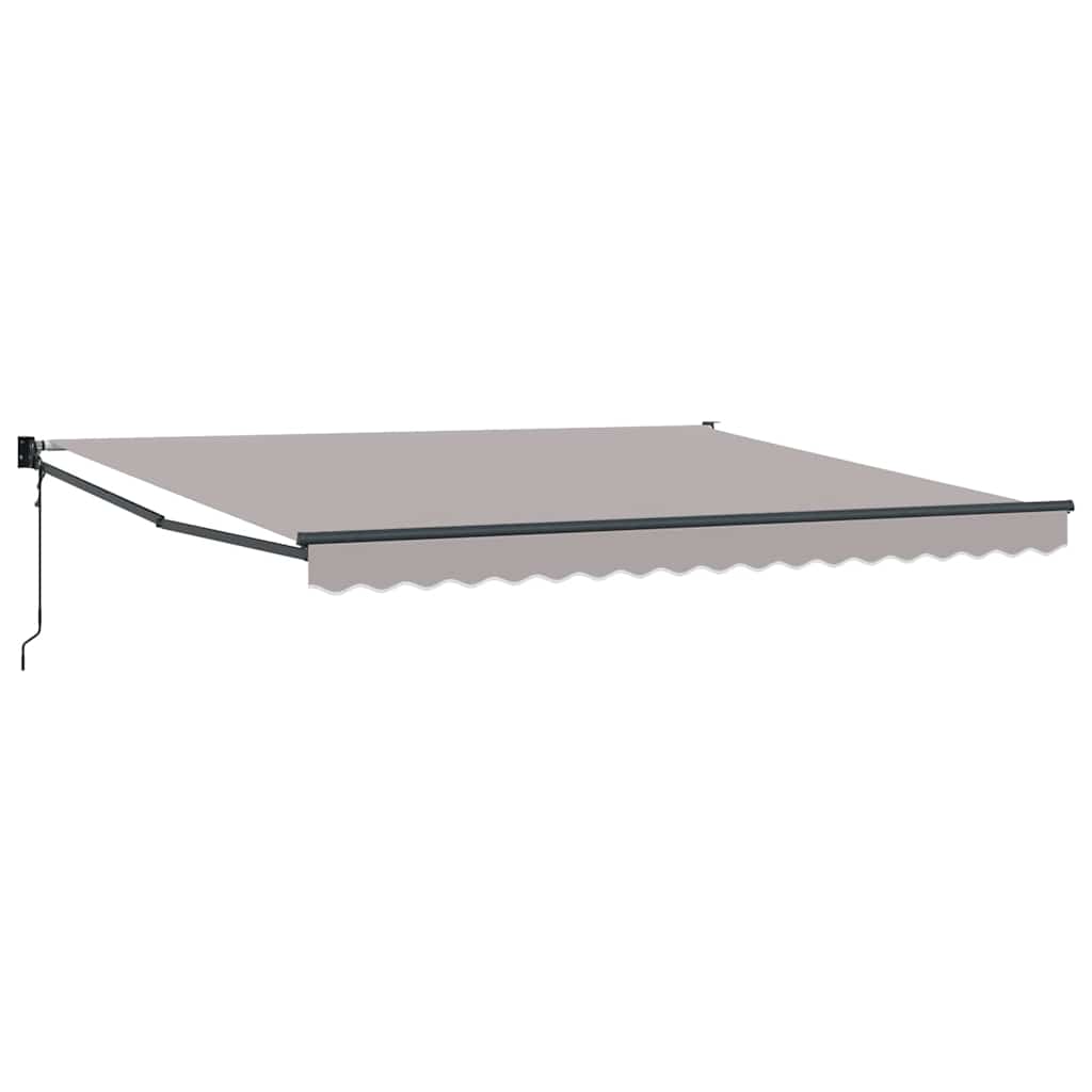 Cortina Retractabilă Manual Gri deschis 400 × 300 cm țesătură GartenMobel Dekor