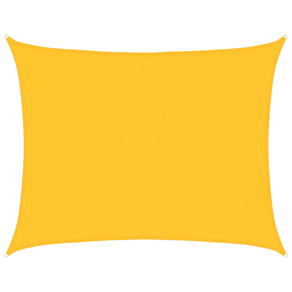 Pânză parasolar, galben dreptunghiular 6x7 m, HDPE, 160 g/m² GartenMobel Dekor