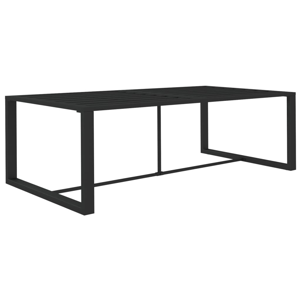 Set mobilier de grădină cu perne, 7 piese, antracit, aluminiu GartenMobel Dekor