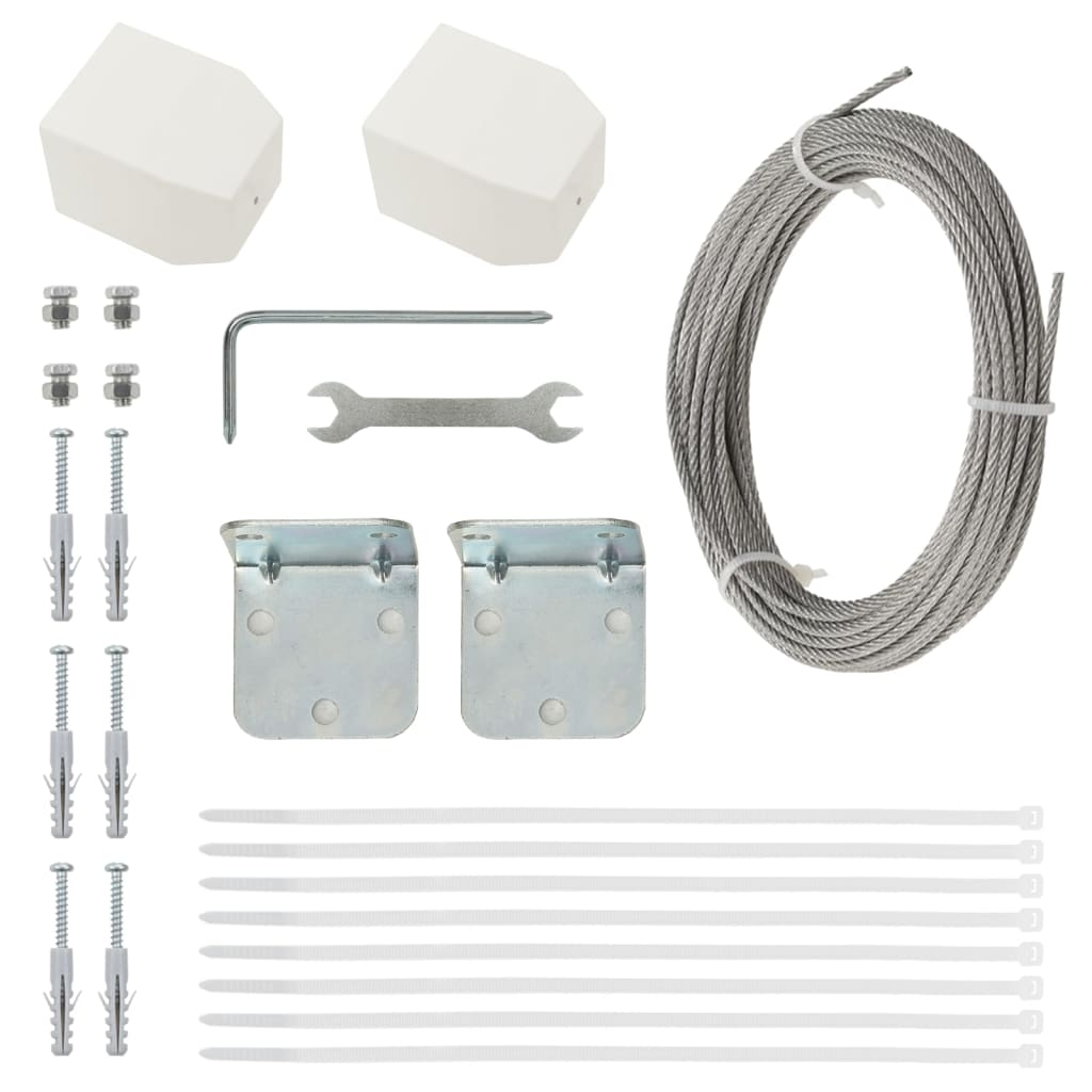 Paravan de balcon, verde deschis, 80x240 cm, țesătură oxford GartenMobel Dekor