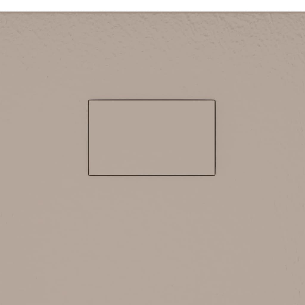 Cădiță de duș, maro, 90x80 cm, SMC GartenMobel Dekor