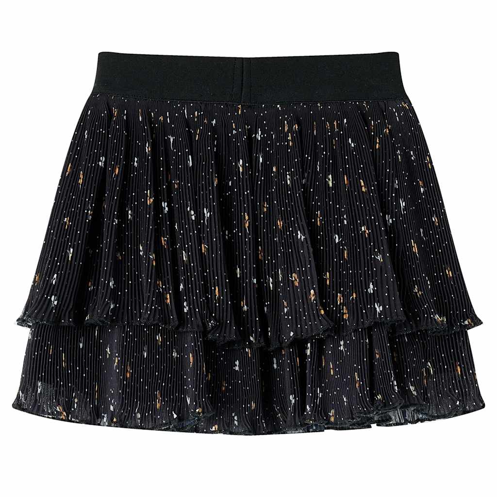 Fustă pentru copii cu volane, negru, 104 GartenMobel Dekor