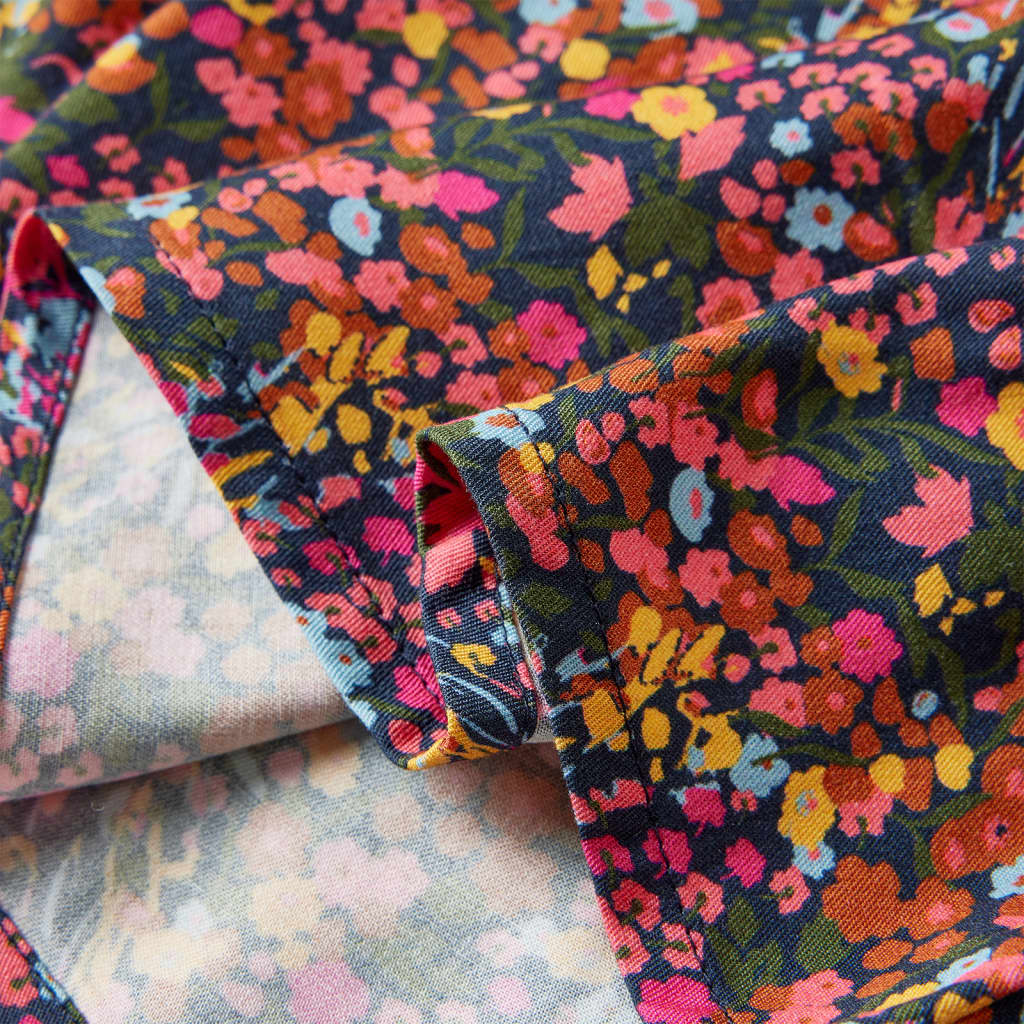 Rochie pentru copii cu mâneci lungi, multicolor, 128 GartenMobel Dekor