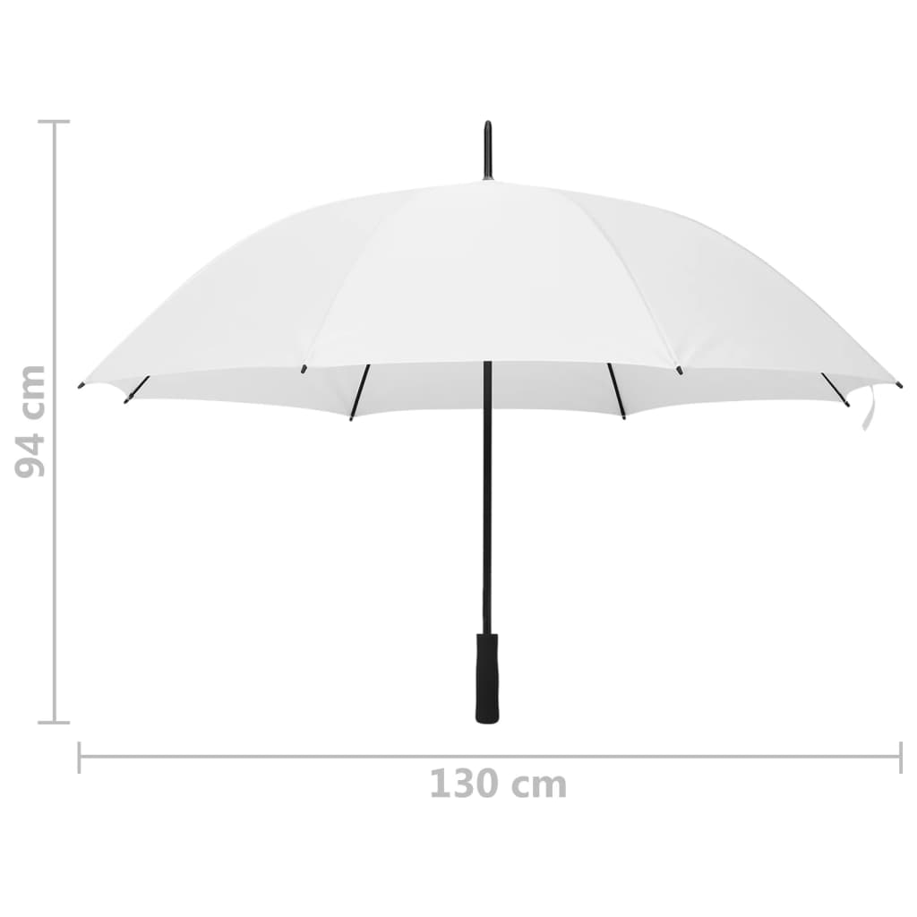Umbrelă, alb, 130 cm GartenMobel Dekor