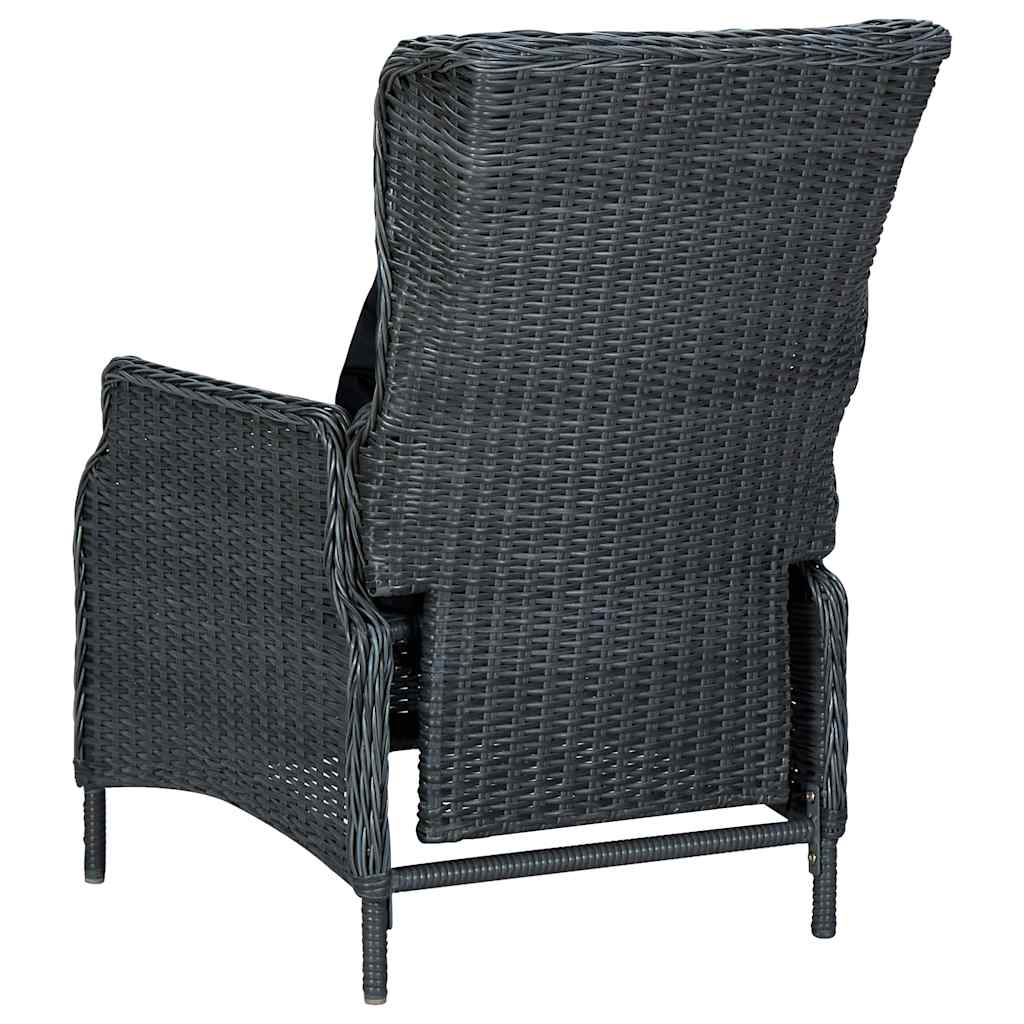 Set mobilier de grădină, 9 piese, gri închis GartenMobel Dekor