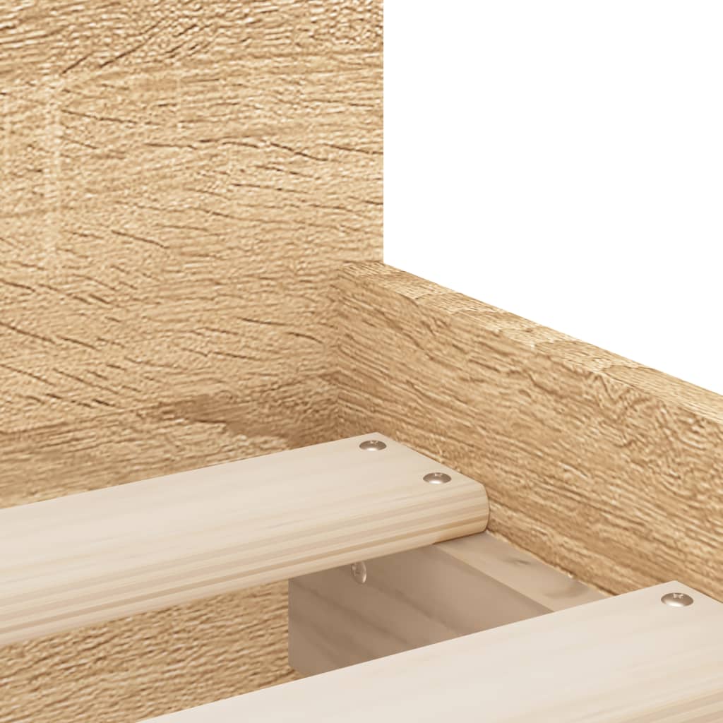 Cadru de pat cu sertare, stejar sonoma, 100x200 cm GartenMobel Dekor