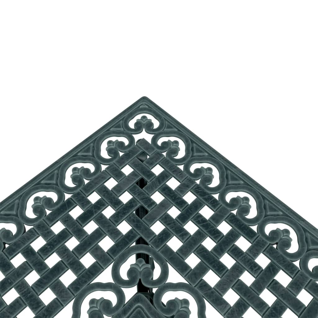 Set bistro din 3 piese, cadru din aluminiu, Verde GartenMobel Dekor