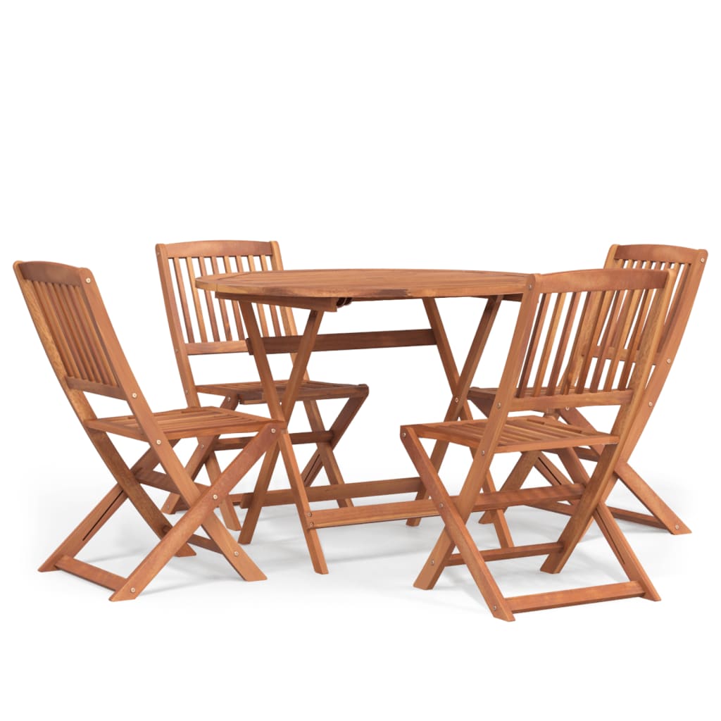 Set mobilier de grădină, 5 piese, lemn masiv de acacia GartenMobel Dekor