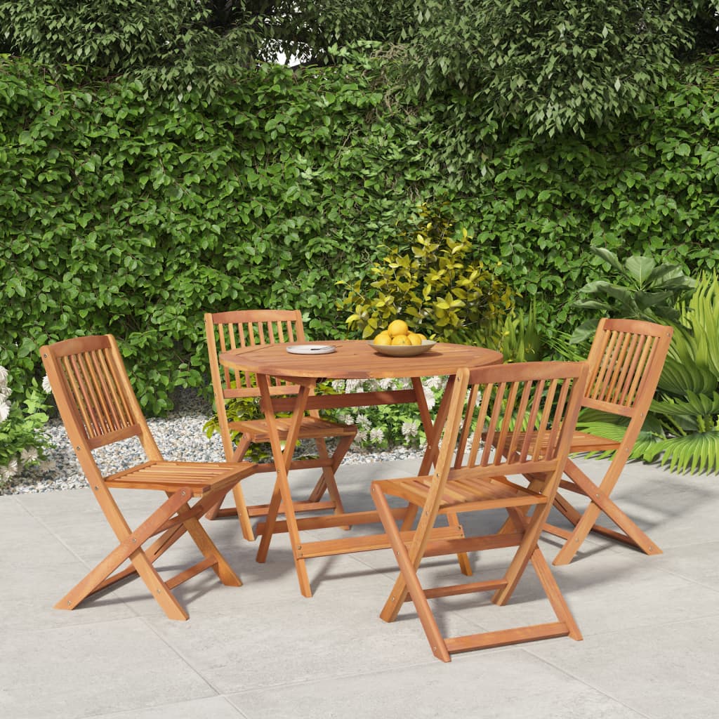 Set mobilier de grădină, 5 piese, lemn masiv de acacia GartenMobel Dekor