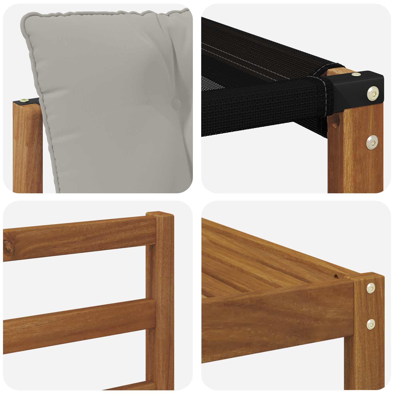 Set de canapele de exterior 6 pcs Gri natural și deschis GartenMobel Dekor