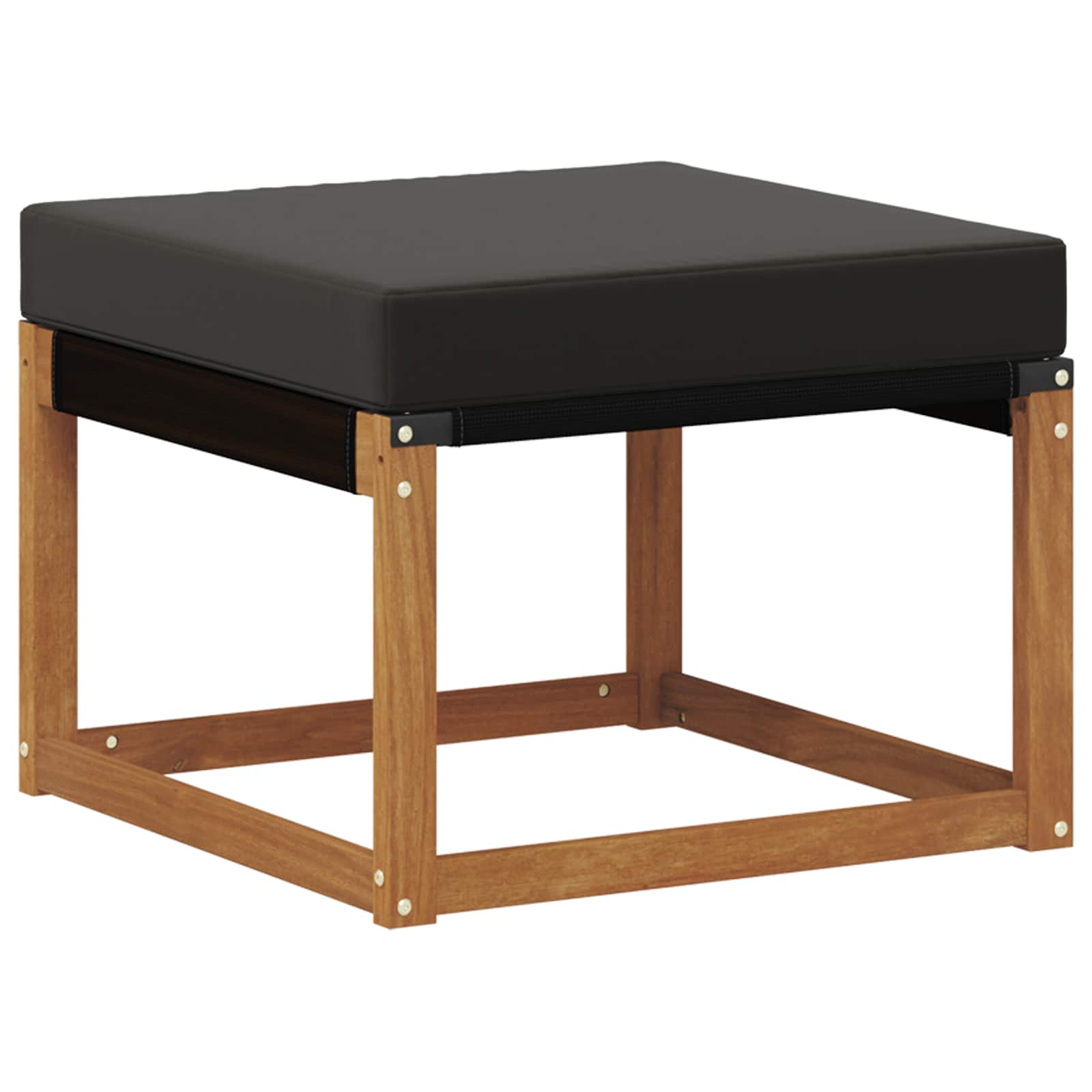 Set de canapele de exterior cu pernă 6 pcs Natural și Negru GartenMobel Dekor