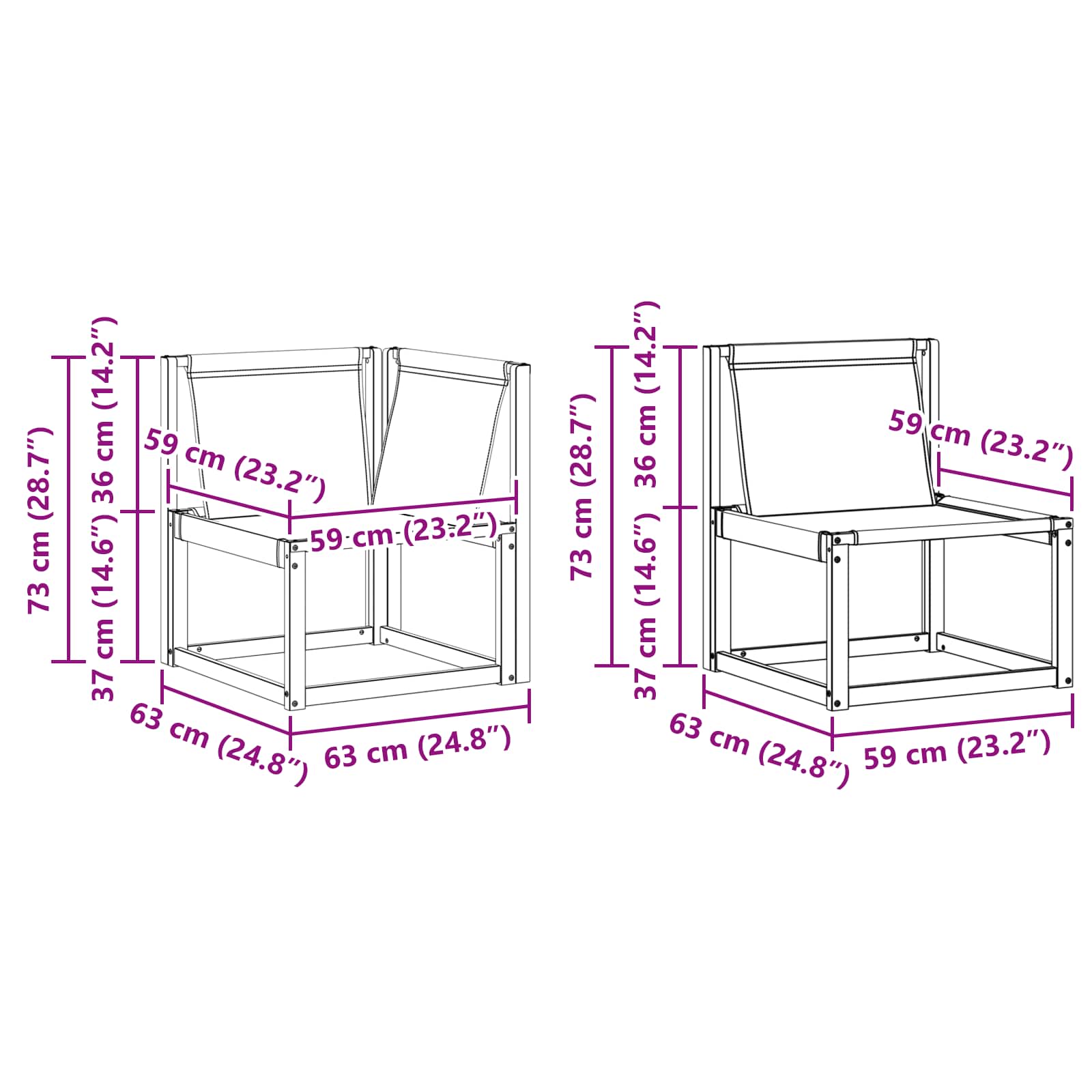 Set de canapele de exterior cu pernă 5 pcs Natural și Bej GartenMobel Dekor