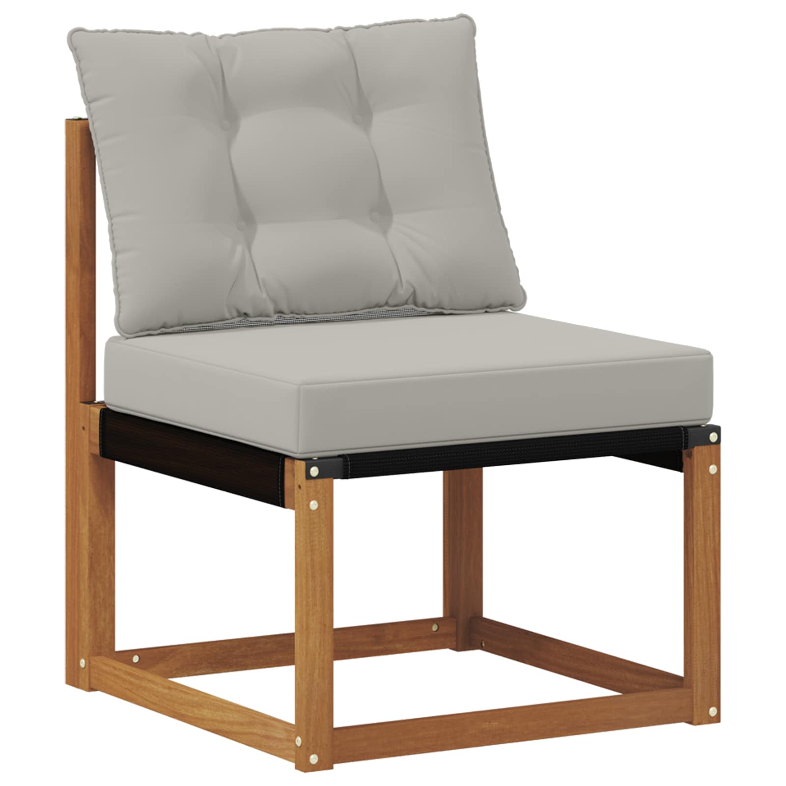 Set de canapele de exterior 8 pcs Gri natural și deschis GartenMobel Dekor