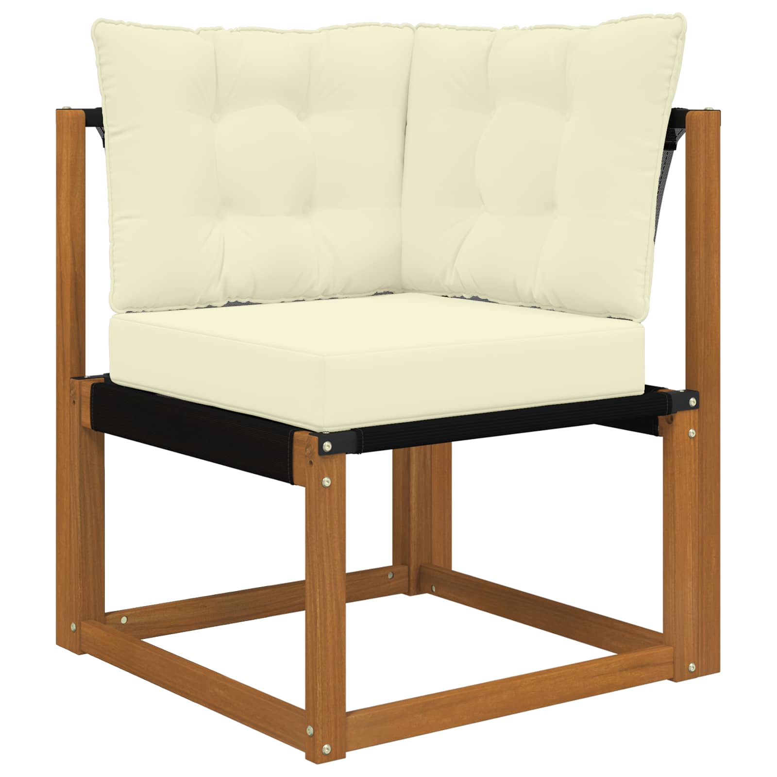 Set de canapele de exterior cu pernă 6 pcs Natural și Crem GartenMobel Dekor