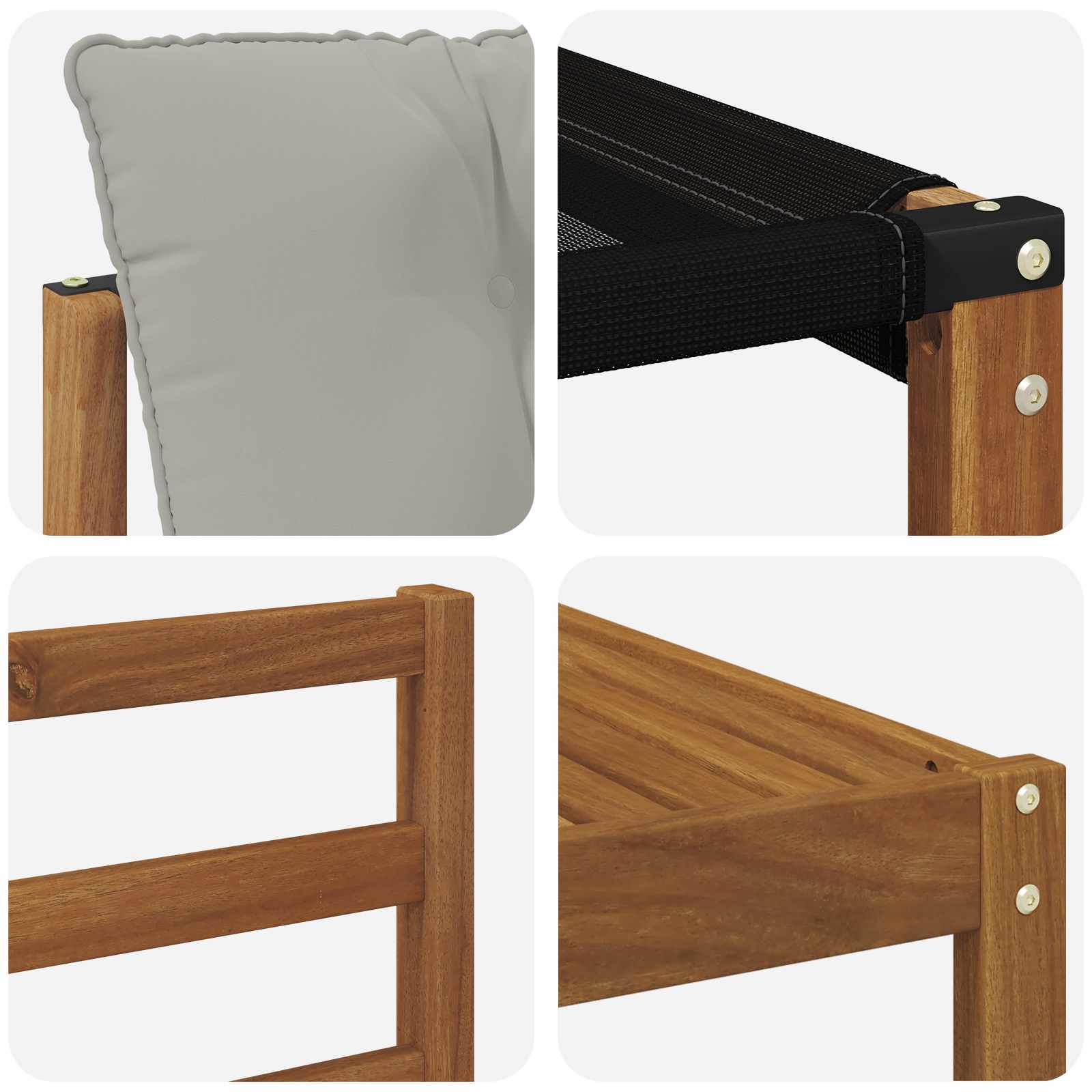 Set de canapele de exterior 6 pcs Gri natural și deschis GartenMobel Dekor