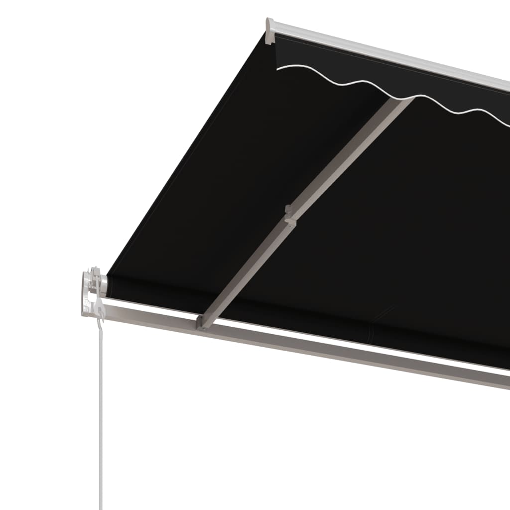 Copertină retractabilă automat, antracit, 500x350 cm GartenMobel Dekor