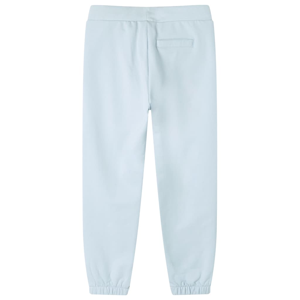 Pantaloni de trening pentru copii, albastru deschis, 116 GartenMobel Dekor