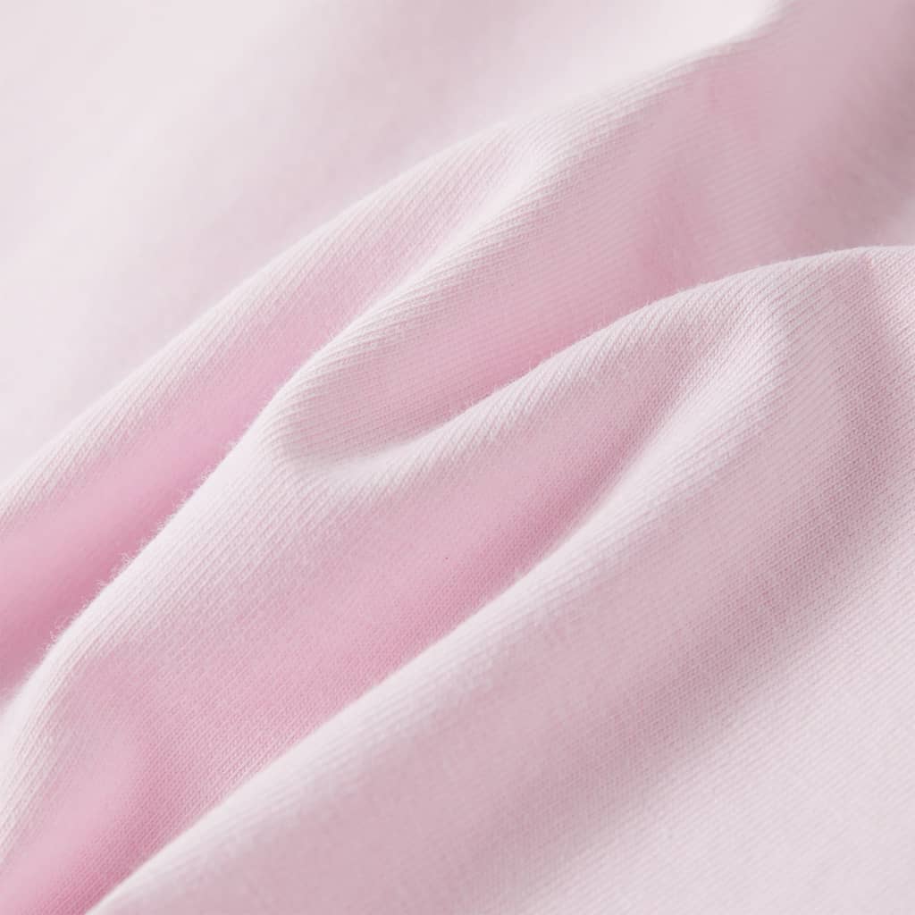 Tricou de copii, mâneci tip șapcă, roz pal, 128 GartenMobel Dekor